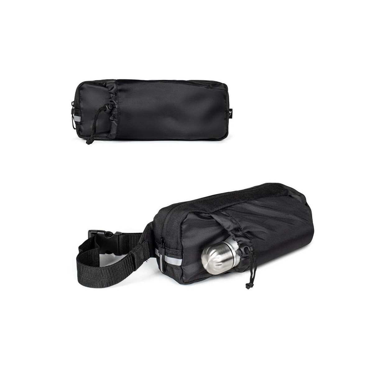 Nerki z logo – delfos pouch shiny. torba biodrowa z 300d poliestru pochodzącego (błyszczące wykończenie) i 600d poliestru pochodzącego z elementami odblaskowymi 92091a_set DELFOS POUCH SHINY. Torba biodrowa z 300D poliestru pochodzącego (błyszczące wykończenie) i 600D poliestru pochodzącego z elementami odblaskowymi 92091a_set