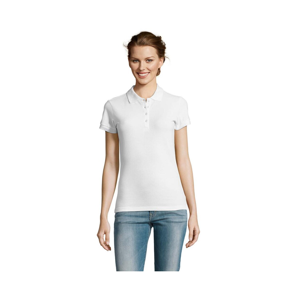 PEOPLE Damskie POLO 210g PEOPLE – Biała – M s11310-wh PEOPLE Damskie POLO 210g PEOPLE - Biała - M
