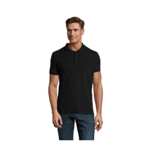 PERFECT MEN Polo 180g PERFECT MEN - Czarna - M