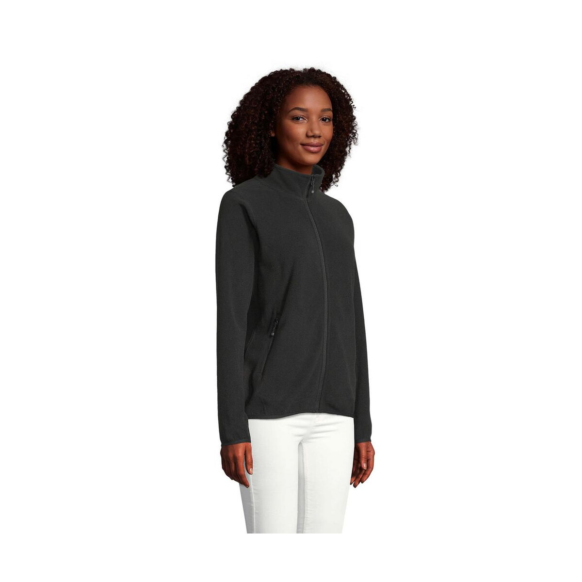 Polary z logo – factor damski polar 280g factor women s03824-bk-side FACTOR damski polar 280g FACTOR WOMEN s03824-bk-side