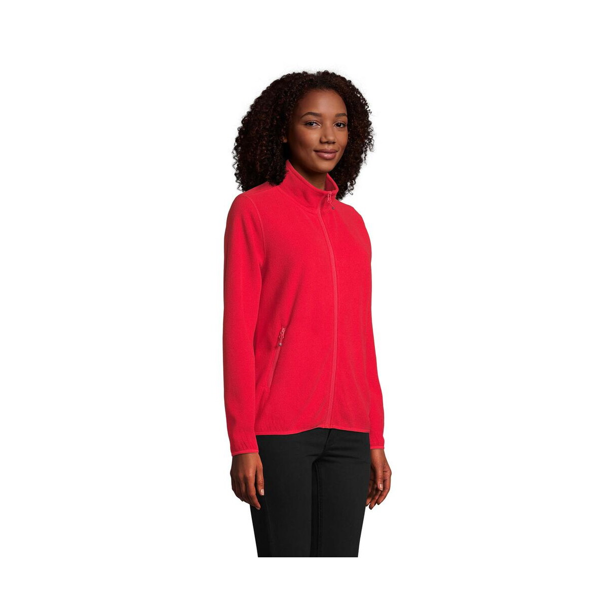 Polary z logo – factor damski polar 280g factor women s03824-rd-side FACTOR damski polar 280g FACTOR WOMEN s03824-rd-side