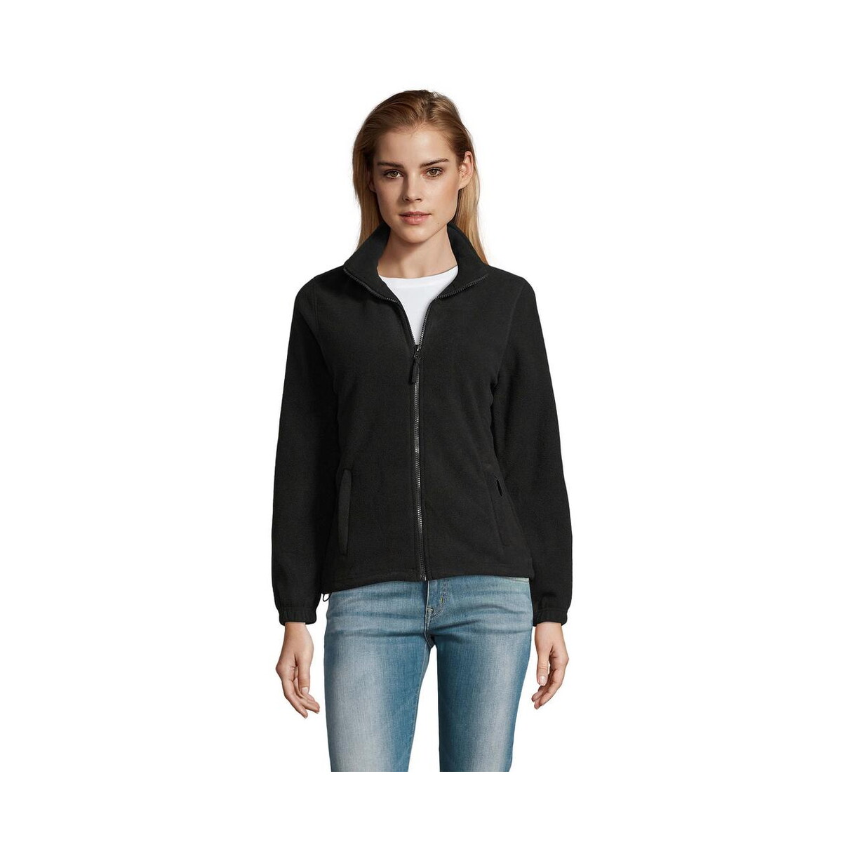 Polary z logo – north damski polar 300g north women s54500-bk NORTH Damski polar 300g NORTH WOMEN s54500-bk