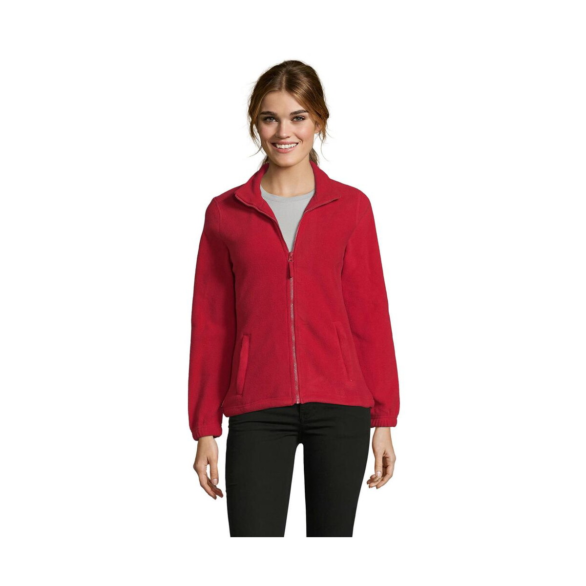 Polary z logo – north damski polar 300g north women s54500-rd NORTH Damski polar 300g NORTH WOMEN s54500-rd