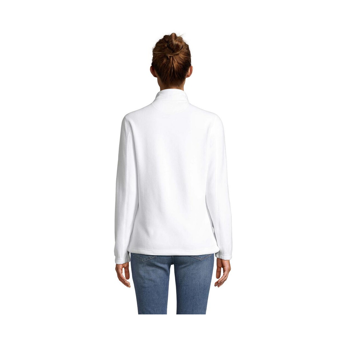 Polary z logo – north damski polar 300g north women s54500-wh-back NORTH Damski polar 300g NORTH WOMEN s54500-wh-back