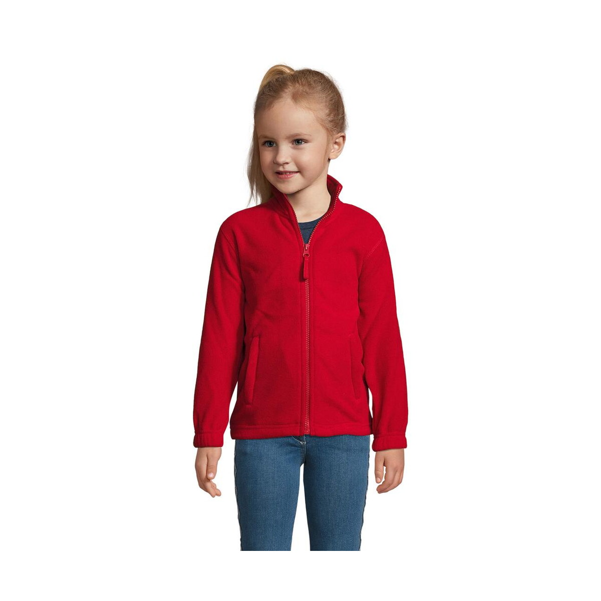 Polary z logo – north dziecięcy polar 300g north kids s00589-rd NORTH Dziecięcy polar 300g NORTH KIDS s00589-rd