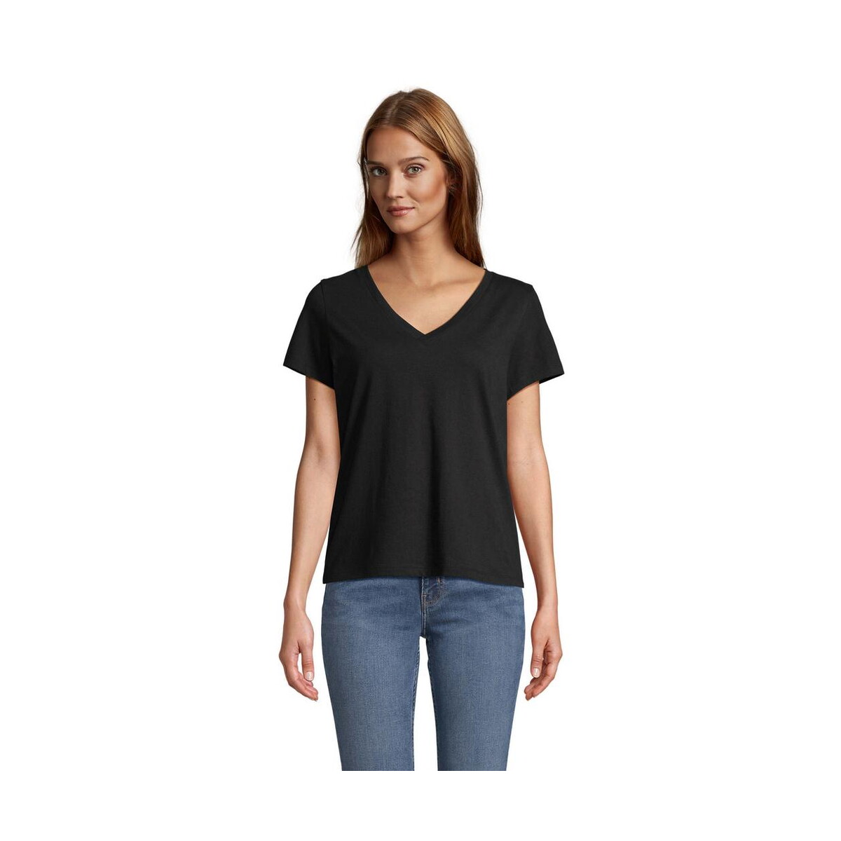 REGENT V T-SHIRT WOMEN REGENT V WOMEN – Deep Black – XL s04766-db REGENT V T-SHIRT WOMEN REGENT V WOMEN - Deep Black - XL