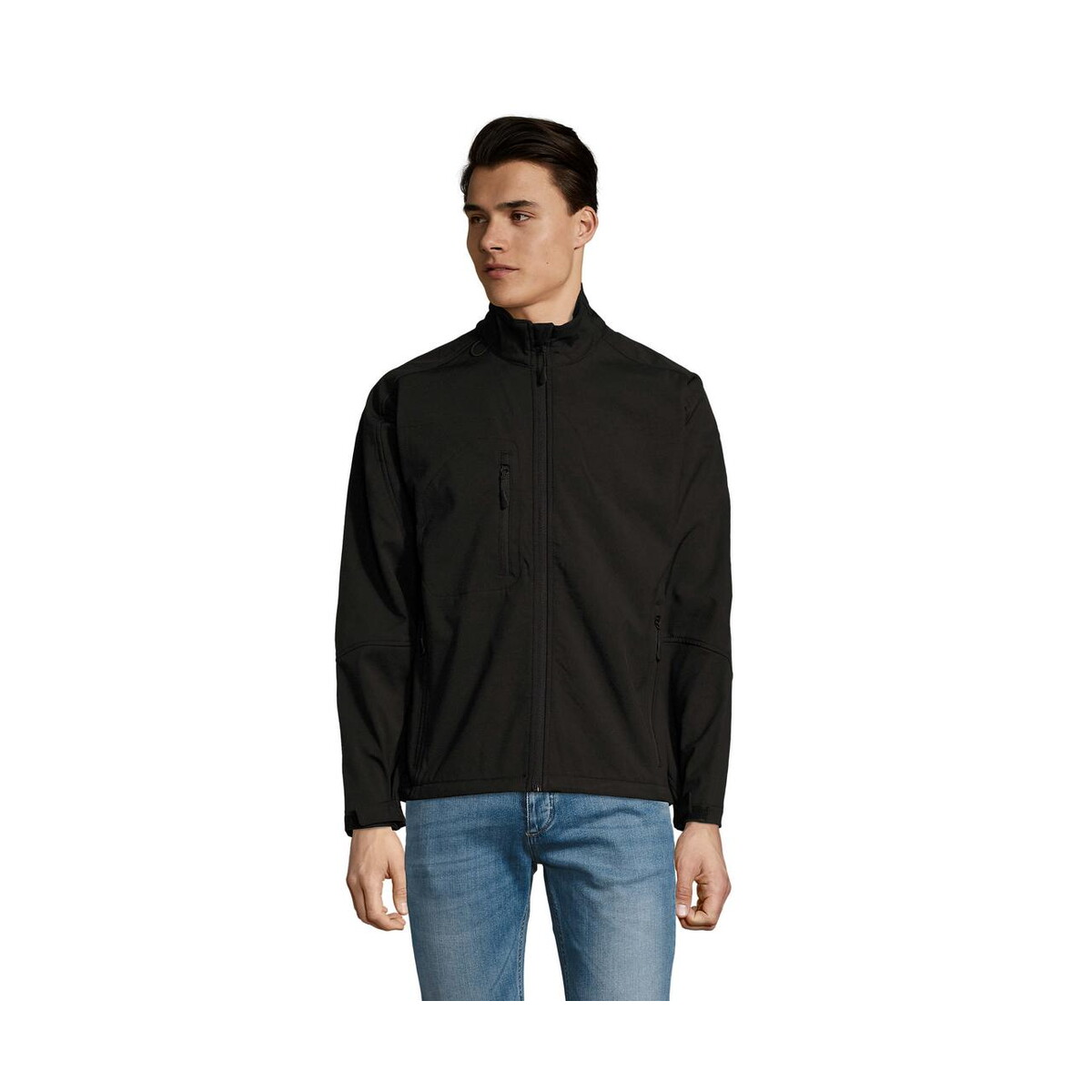 RELAX Męski softshell 340g RELAX – Czarny – L s46600-bk RELAX Męski softshell 340g RELAX - Czarny - L