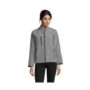 ROXY Damski softshell 340g ROXY - Szary Melanż - XL