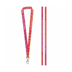 BRIGHTON S. Wydrukowana próbka SET Lanyard SUBLIMATION Long II (20 mm) z karabińczykiem 20 mm 94972s_106