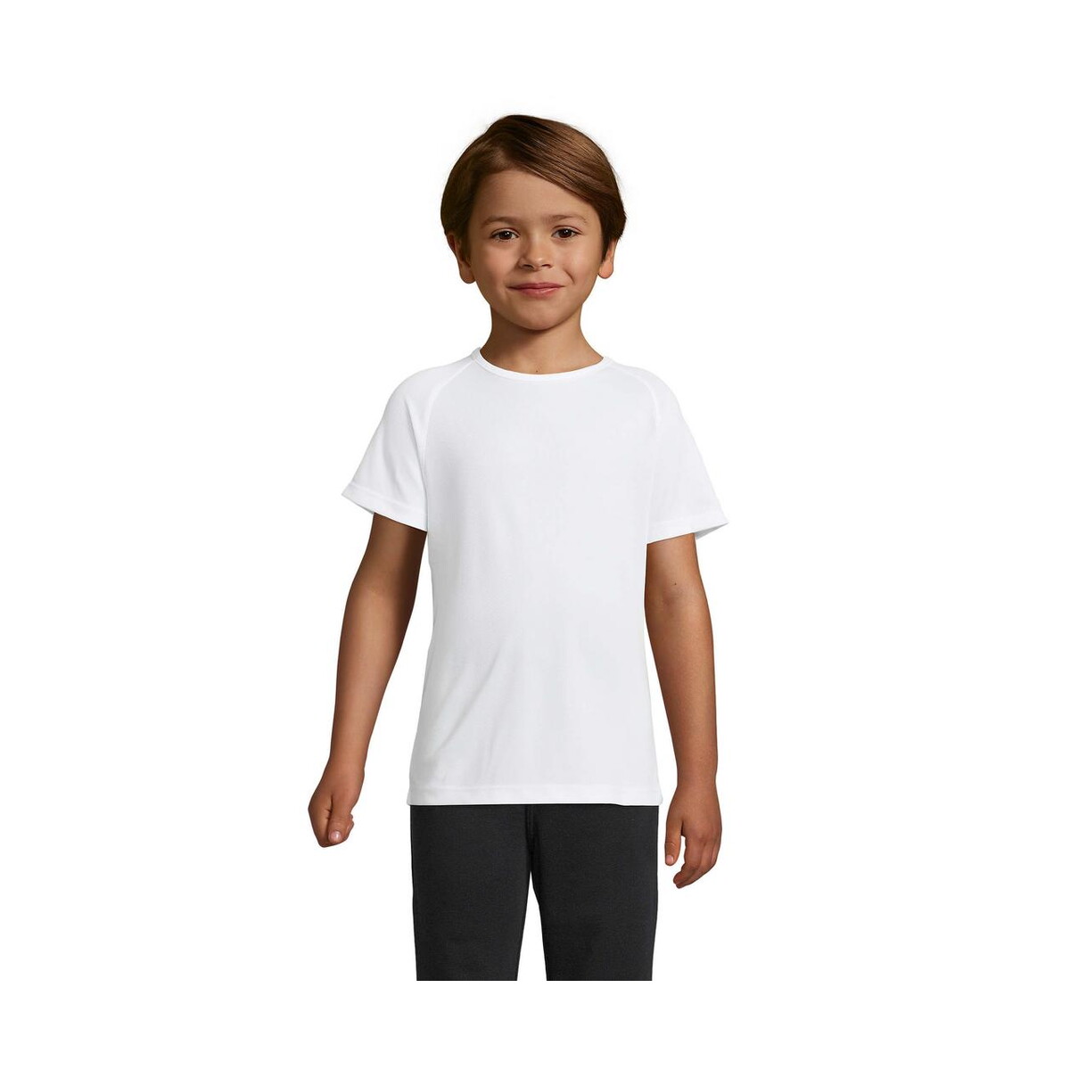 SPORTY Dziecięcy T-Shirt SPORTY KIDS – Biały – XXL s01166-wh SPORTY Dziecięcy T-Shirt SPORTY KIDS - Biały - XXL