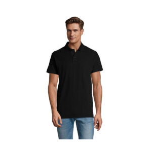 SPRING II MEN Polo 210g SPRING II - Czarna - L