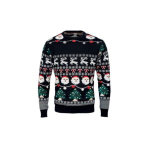 Świąteczny sweter LED S/M SHAMIS - czarny