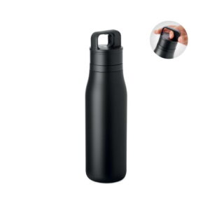 Butelka dwuścienna 500 ml EMPIRE - czarna