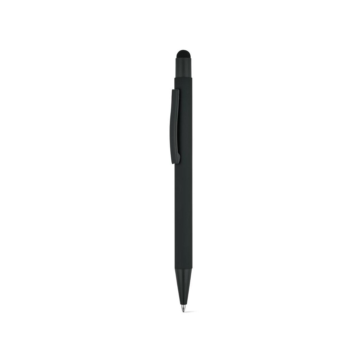 Długopisy touch z logo – clint touch. długopis kulkowy o nowoczesnym wzornictwie, wykonany z przetworzonego aluminium (100% ral), z wykończeniem gumowym 91991_103 CLINT TOUCH. Długopis kulkowy o nowoczesnym wzornictwie, wykonany z przetworzonego aluminium (100% rAL), z wykończeniem gumowym 91991_103