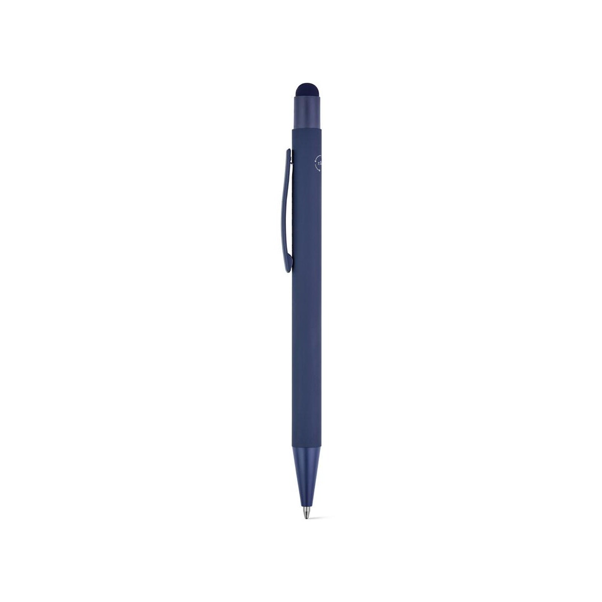 Długopisy touch z logo – clint touch. długopis kulkowy o nowoczesnym wzornictwie, wykonany z przetworzonego aluminium (100% ral), z wykończeniem gumowym 91991_104-b CLINT TOUCH. Długopis kulkowy o nowoczesnym wzornictwie, wykonany z przetworzonego aluminium (100% rAL), z wykończeniem gumowym 91991_104-b