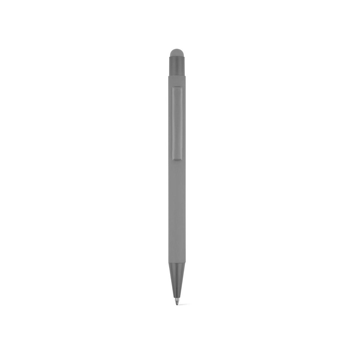 Długopisy touch z logo – clint touch. długopis kulkowy o nowoczesnym wzornictwie, wykonany z przetworzonego aluminium (100% ral), z wykończeniem gumowym 91991_113-a CLINT TOUCH. Długopis kulkowy o nowoczesnym wzornictwie, wykonany z przetworzonego aluminium (100% rAL), z wykończeniem gumowym 91991_113-a