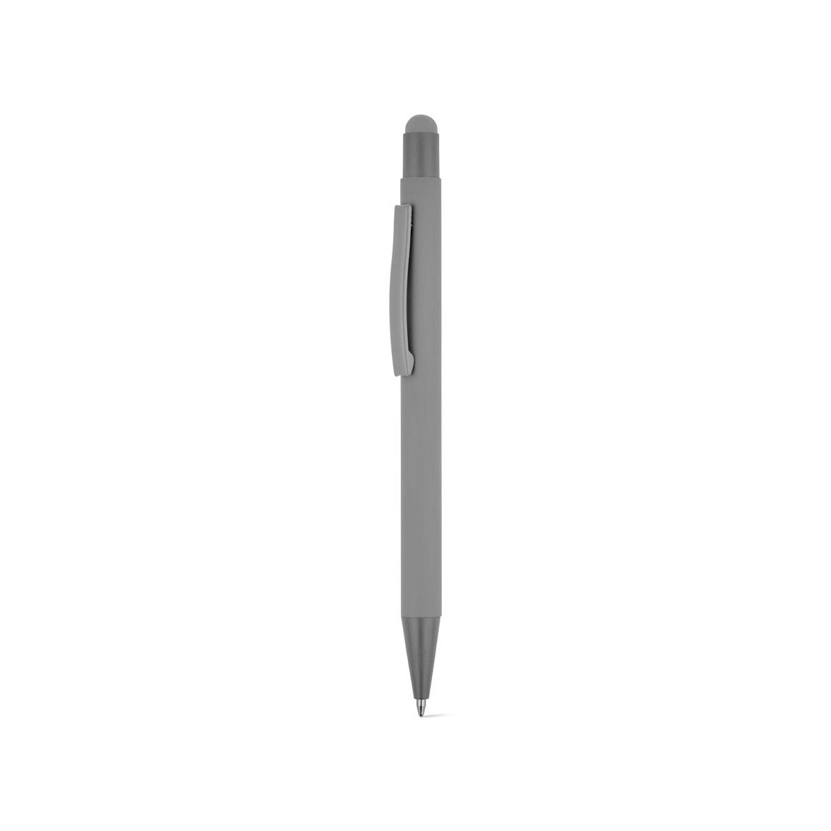 Długopisy touch z logo – clint touch. długopis kulkowy o nowoczesnym wzornictwie, wykonany z przetworzonego aluminium (100% ral), z wykończeniem gumowym 91991_113 CLINT TOUCH. Długopis kulkowy o nowoczesnym wzornictwie, wykonany z przetworzonego aluminium (100% rAL), z wykończeniem gumowym 91991_113