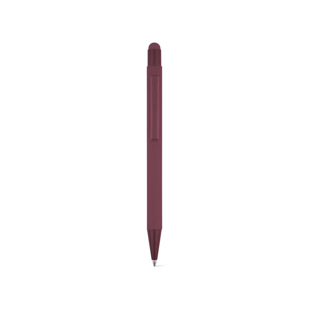 Długopisy touch z logo – clint touch. długopis kulkowy o nowoczesnym wzornictwie, wykonany z przetworzonego aluminium (100% ral), z wykończeniem gumowym 91991_115-a CLINT TOUCH. Długopis kulkowy o nowoczesnym wzornictwie, wykonany z przetworzonego aluminium (100% rAL), z wykończeniem gumowym 91991_115-a