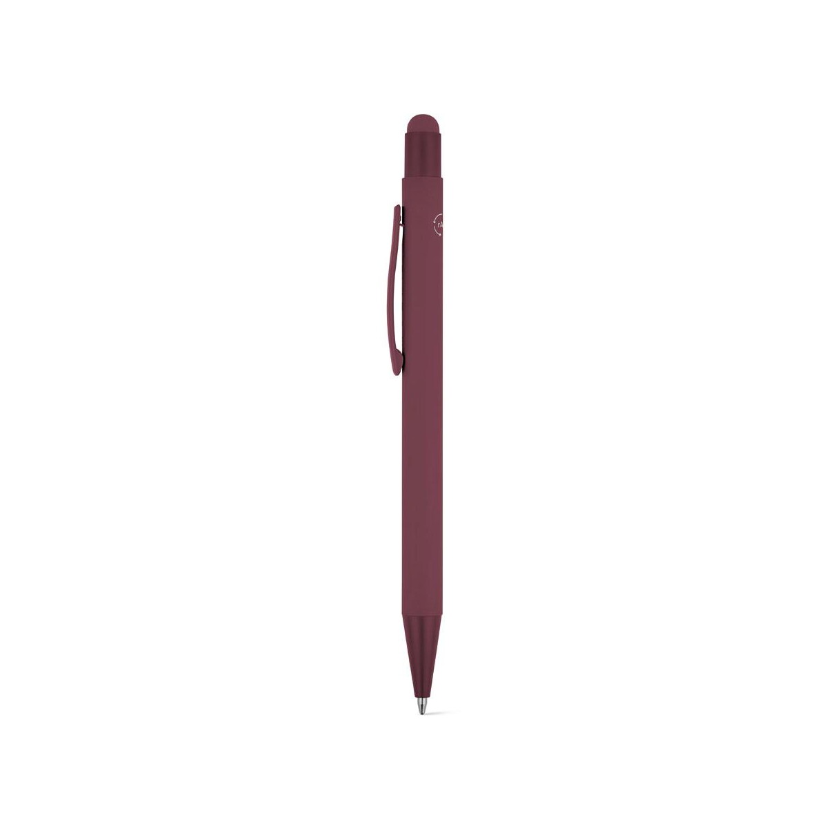 Długopisy touch z logo – clint touch. długopis kulkowy o nowoczesnym wzornictwie, wykonany z przetworzonego aluminium (100% ral), z wykończeniem gumowym 91991_115-b CLINT TOUCH. Długopis kulkowy o nowoczesnym wzornictwie, wykonany z przetworzonego aluminium (100% rAL), z wykończeniem gumowym 91991_115-b
