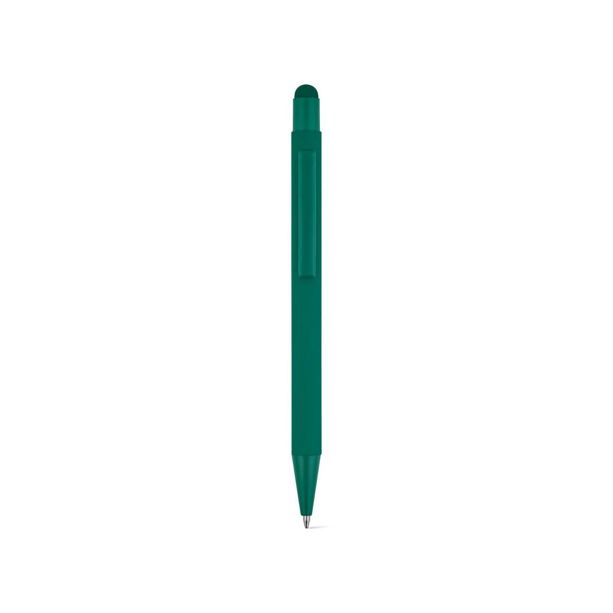 Długopisy touch z logo – clint touch. długopis kulkowy o nowoczesnym wzornictwie, wykonany z przetworzonego aluminium (100% ral), z wykończeniem gumowym 91991_129-a CLINT TOUCH. Długopis kulkowy o nowoczesnym wzornictwie, wykonany z przetworzonego aluminium (100% rAL), z wykończeniem gumowym 91991_129-a