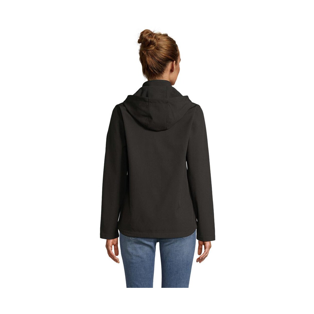Kurtki z logo – race women kurtka z kapturem race hooded women s04448-bk-back RACE WOMEN Kurtka z kapturem RACE HOODED WOMEN s04448-bk-back