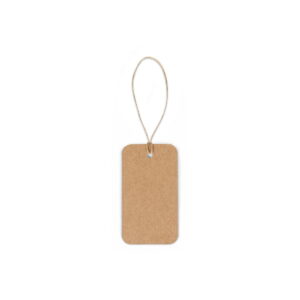 LABEL RECTANGULAR. Etykieta prostokątna wykonana w 100% z papieru pochodzącego z recyklingu (700 g/m²) - Naturalna