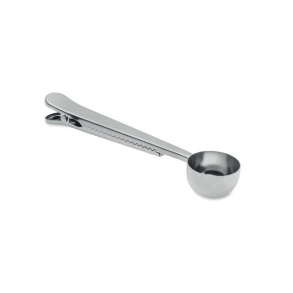 Miarka do kawy z klipsem do tor SPOONCOOP - srebrna