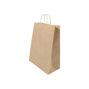 Papbag S papierowa torba prezentowa, mała - naturalna