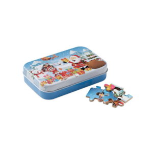 Świąteczne, drewniane puzzle PAZURU - drewniane