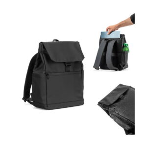 AZORES BAG. Plecak na laptopa (16") z PU, z klapką zakrywającą wszystkie komory 92578_set