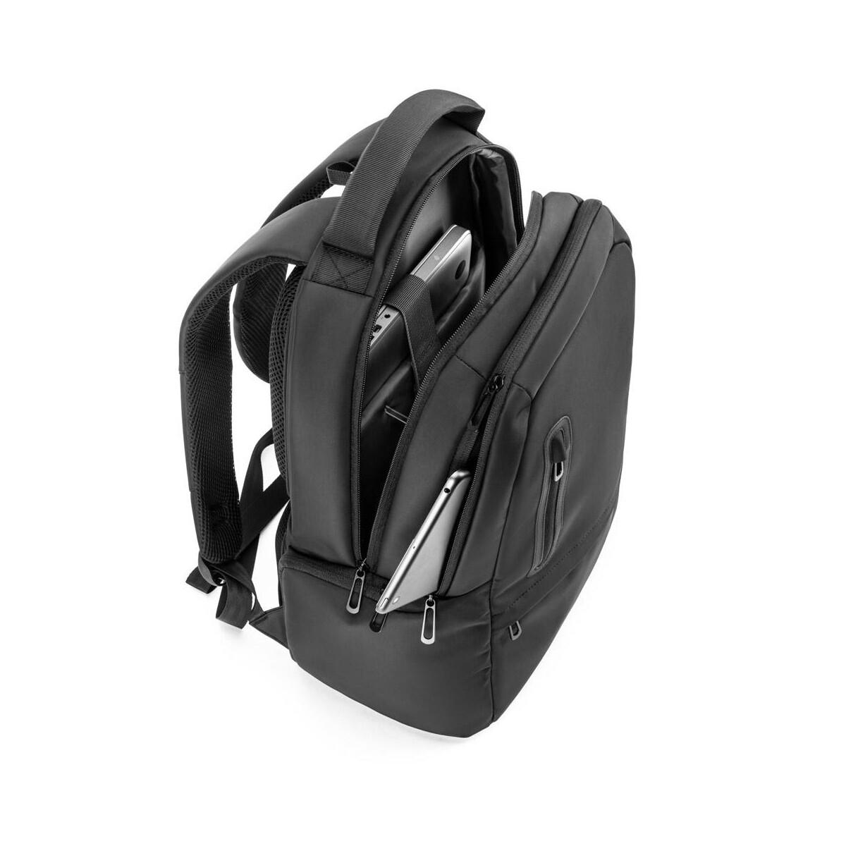 Torby na laptopa z logo – boston solid. plecak na laptopa (17″) z nylonu 150d z 2 wyściełanymi przegrodami 92530_103-f BOSTON SOLID. Plecak na laptopa (17