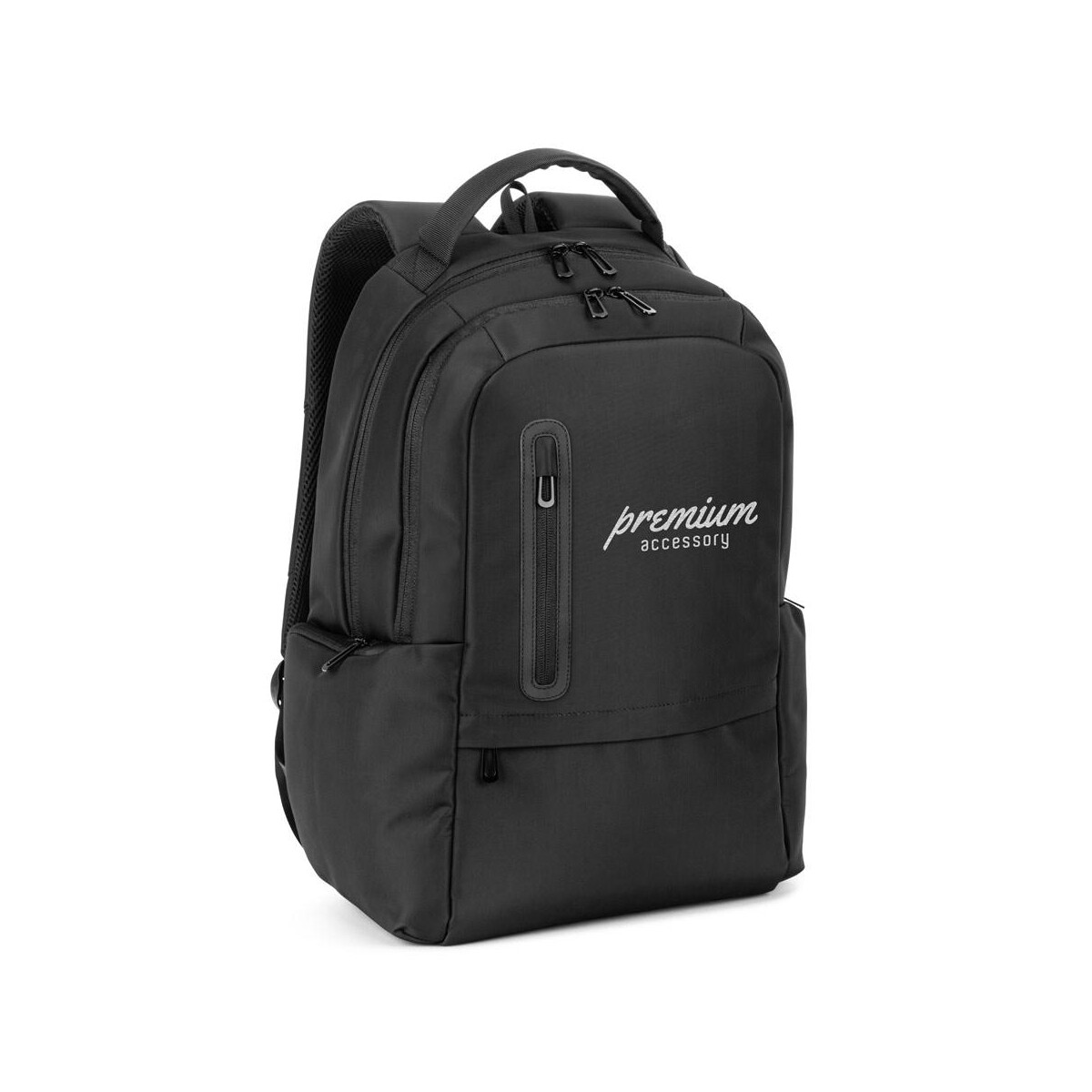 Torby na laptopa z logo – boston solid. plecak na laptopa (17″) z nylonu 150d z 2 wyściełanymi przegrodami 92530_103-logo BOSTON SOLID. Plecak na laptopa (17