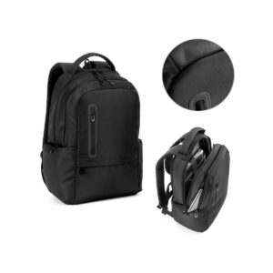BOSTON SOLID. Plecak na laptopa (17") z nylonu 150D z 2 wyściełanymi przegrodami 92530_set