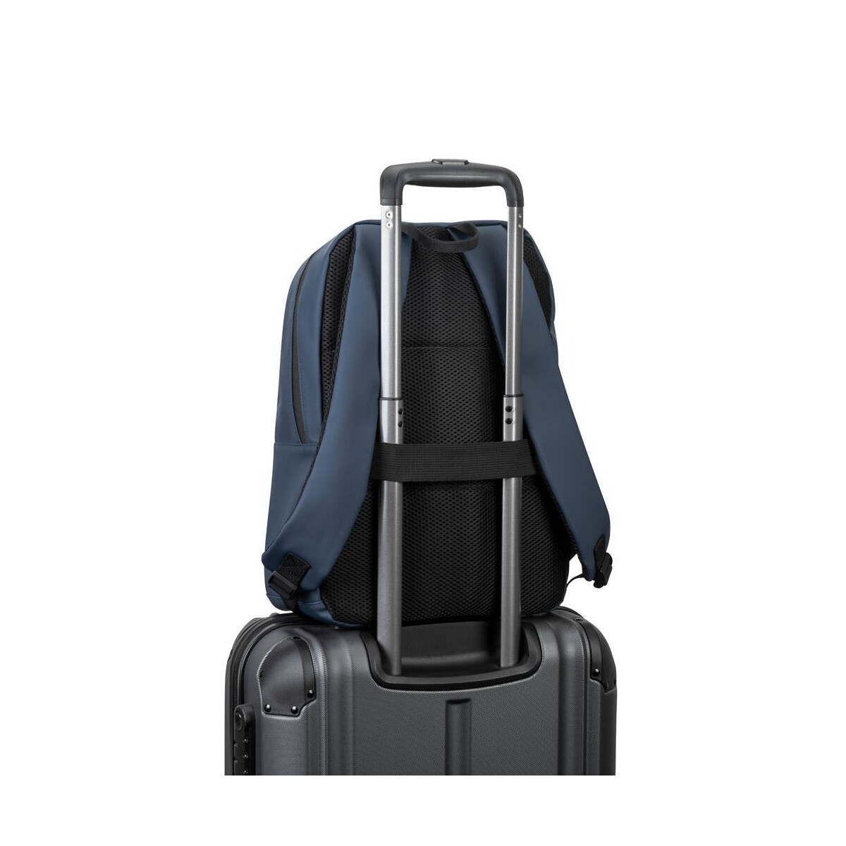 Torby na laptopa z logo – noumea. plecak na laptopa (16″) z pu, z wodoodpornymi zamkami 92543_104-f NOUMEA. Plecak na laptopa (16