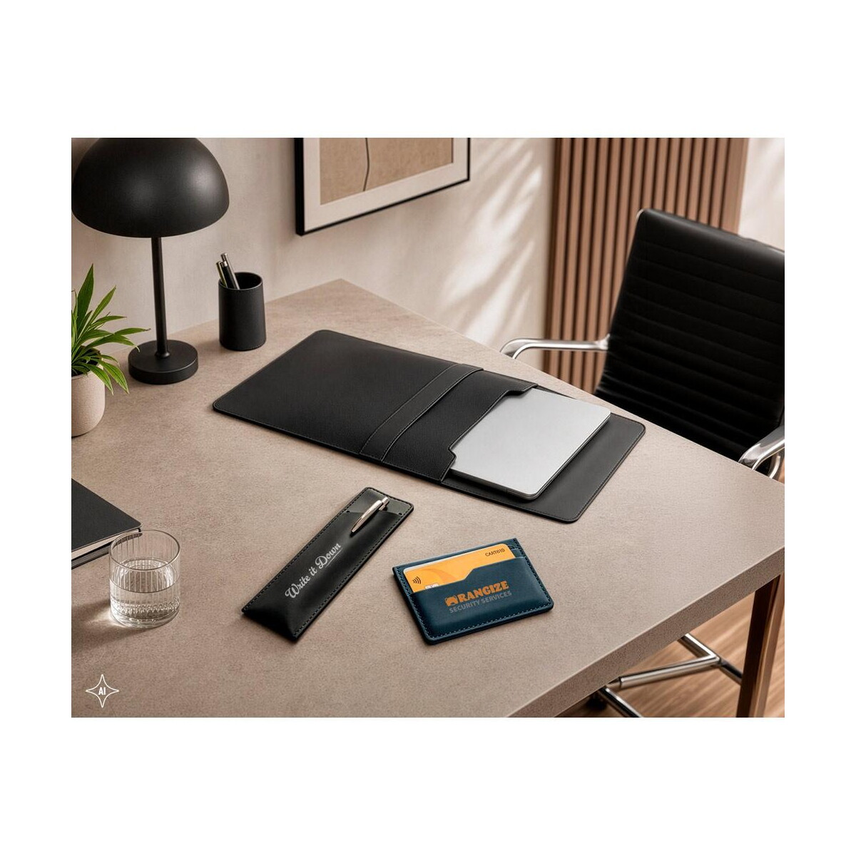 Torby na laptopa z logo – venture notebook. etui z pu na notebooki do 14″ 92590_amb VENTURE NOTEBOOK. Etui z PU na notebooki do 14
