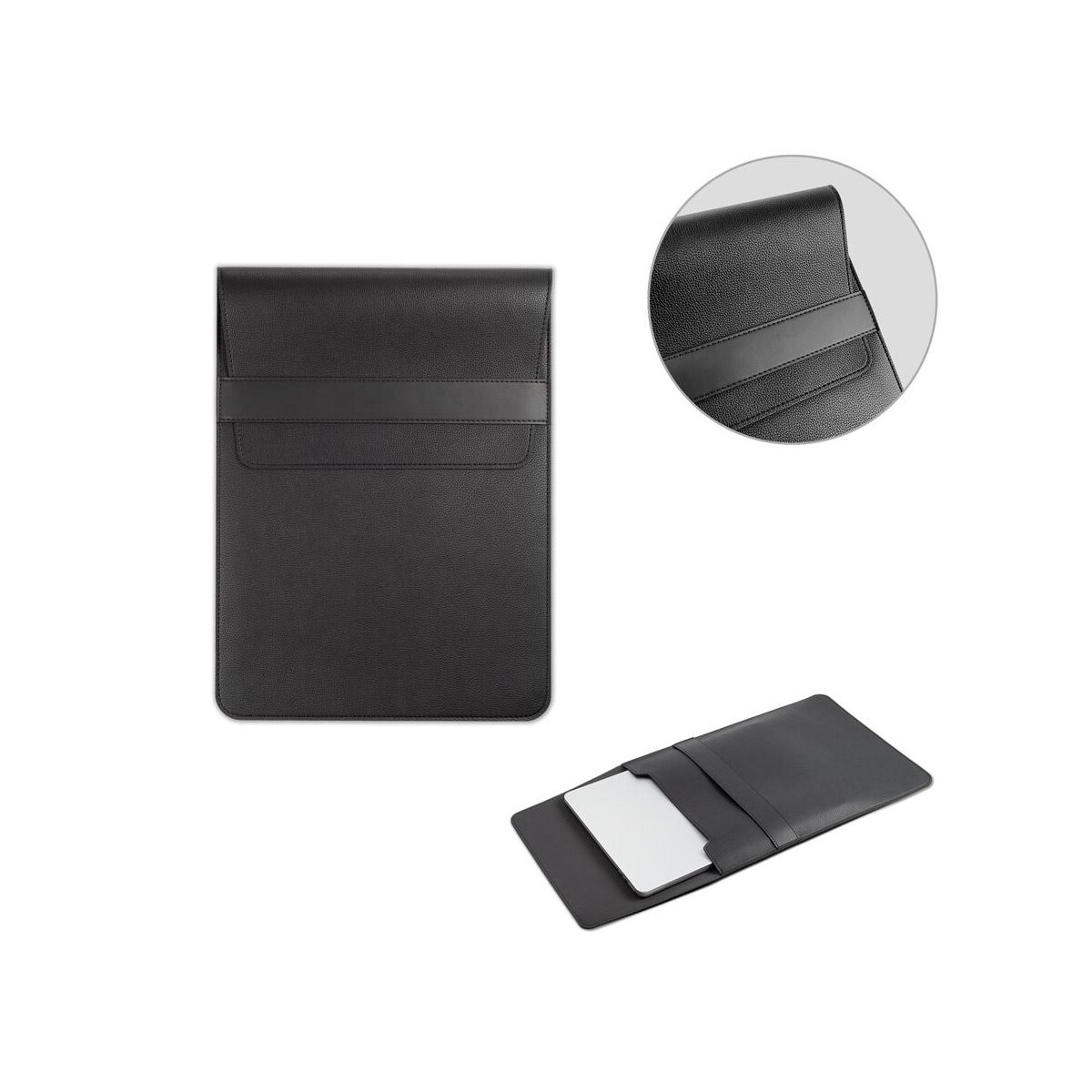 Torby na laptopa z logo – venture notebook. etui z pu na notebooki do 14″ 92590_set VENTURE NOTEBOOK. Etui z PU na notebooki do 14