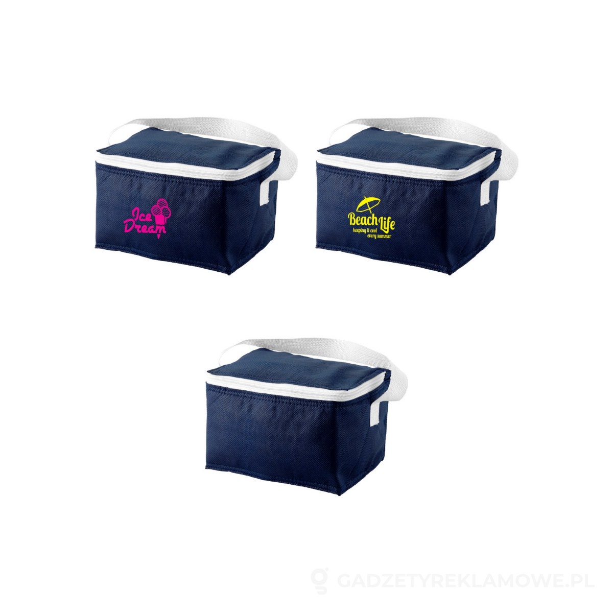 10018203-wariant-watermark Torba termoizolacyjna z włókniny na 6 puszek Spectrum - niebieski – zdjęcia produktu