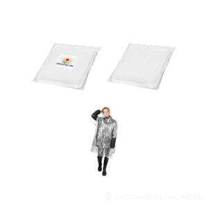 Poncho przeciwdeszczowe Ziva - biały – zdjęcia produktu