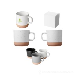 Kubek ceramiczny Pascal o pojemności 360 ml - biały – zdjęcia produktu