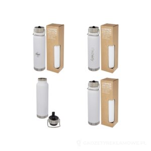 Thor sportowy termos miedziany, 750 ml - biały – zdjęcia produktu