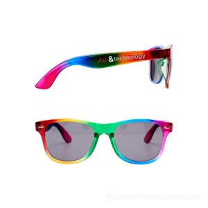 Tęczowe okulary przeciwsłoneczne Sun Ray - wielokolorowy – zdjęcia produktu