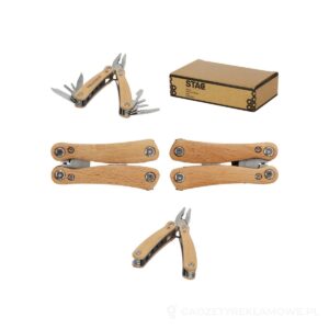 12-funkcyjne średnie drewniane narzędzie multi-tool Anderson - piasek pustyni – zdjęcia produktu
