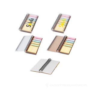 Kołozeszyt z kolorowymi karteczkami samoprzylepnymi Spinner - piasek pustyni – zdjęcia produktu