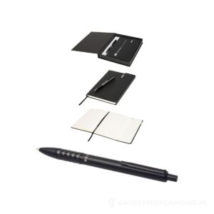 Zestaw upominkowy z notesem Tactical - czarny – zdjęcia produktu