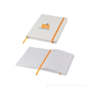 Biały notes A5 Spectrum z kolorowym paskiem – zdjęcia produktu