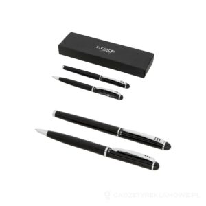Zestaw piśmienniczy Andante - czarny – zdjęcia produktu