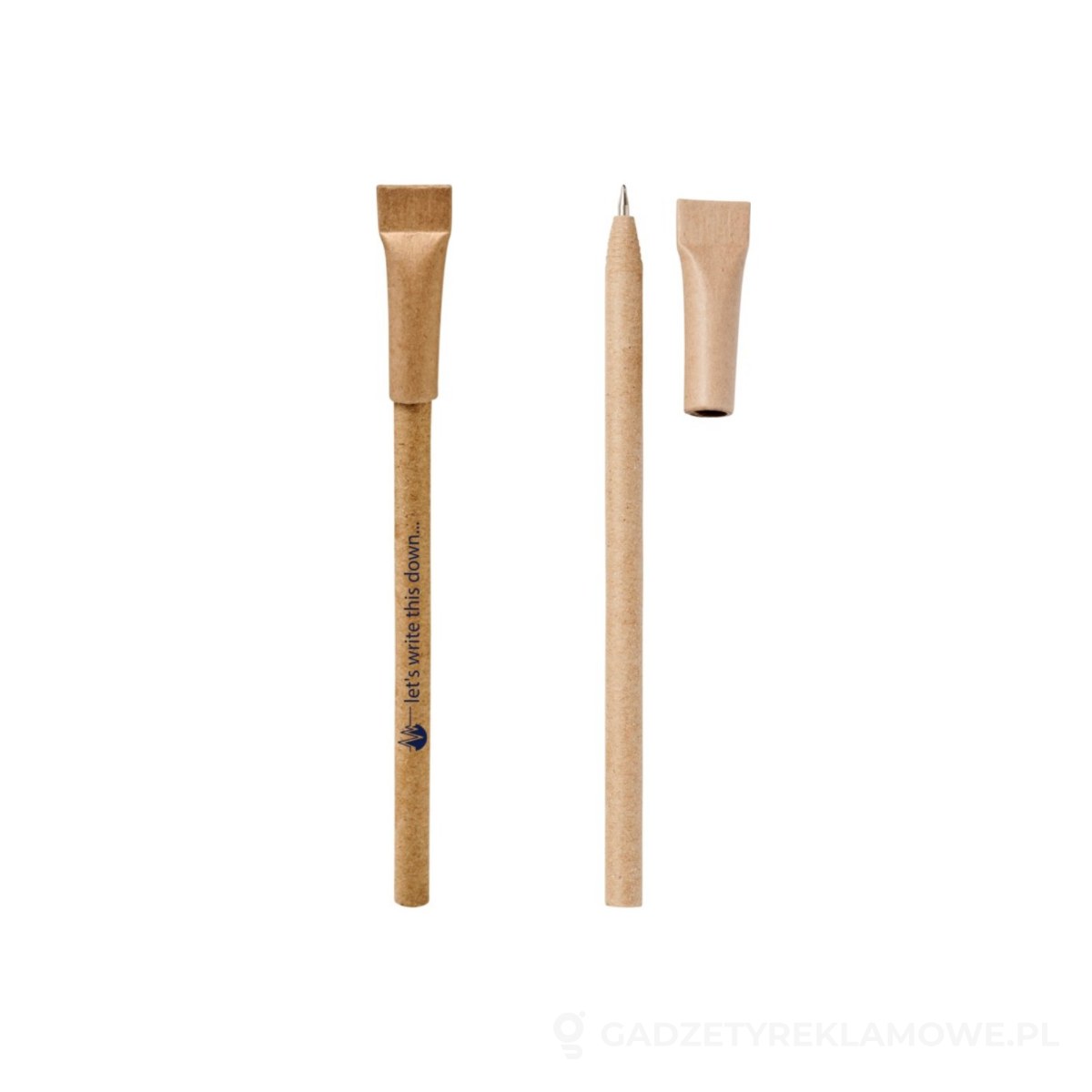 10738000-wariant-watermark Długopis Asilah z papieru z recyklingu - piasek pustyni – zdjęcia produktu