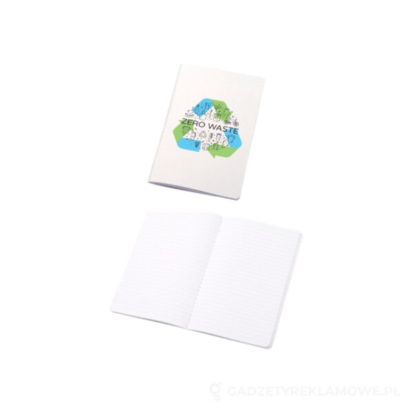 10774901-wariant-watermark Notatnik Fabia z okładką z gniecionego papieru - biały – zdjęcia produktu