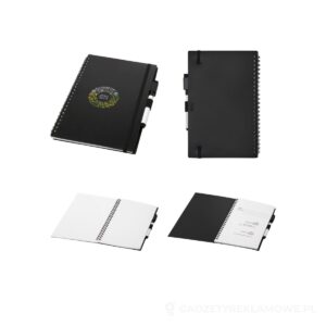 Notatnik wielokrotnego użytku w formacie A5 Pebbles - czarny – zdjęcia produktu