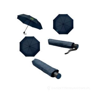 Automatyczny parasol składany Wali 21" - niebieski – zdjęcia produktu